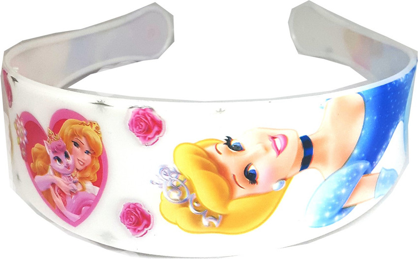 NANDANA COLLECTIONS Disney Princess Barbie Hair Band Combo Of Rainbow Colors Big Durable and Wide For Party wear Daily use Hair Band Head Band for