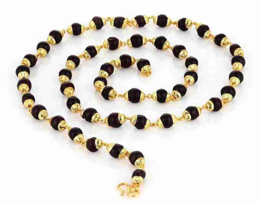 Tanishq rudraksha gold chain on sale