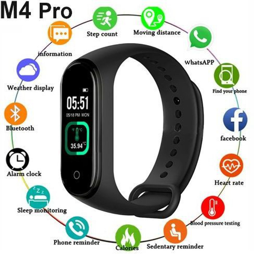 GUGGU XNR 132J M4 Smart Band Smartwatch Price in India Buy