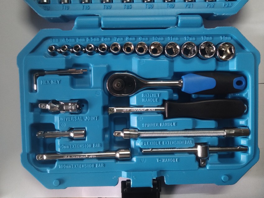 Taparia sa46 deals steel socket set