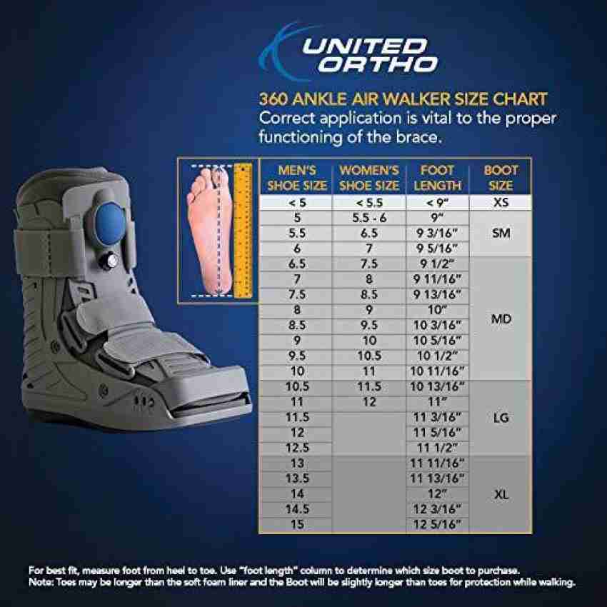 United Ortho Short Air Cam Walker Fracture Boot, Small by United