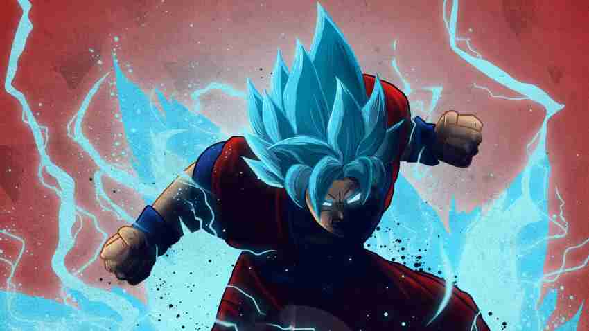 Goku digital art wall Posters For Bedroom Living Room Office kids room  gaming room kitchen 3D Poster - Animation & Cartoons posters in India - Buy  art, film, design, movie, music, nature