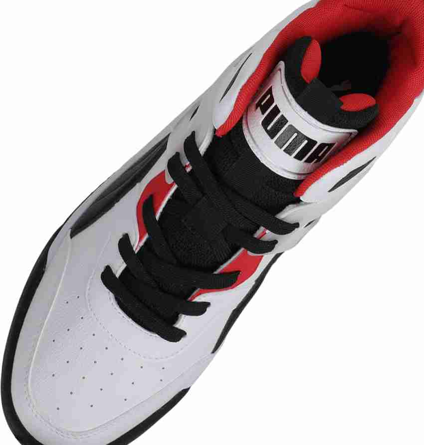 Casual Wear White PUMA Men's Backcourt Mid Sneaker, Size: 5-6 Days