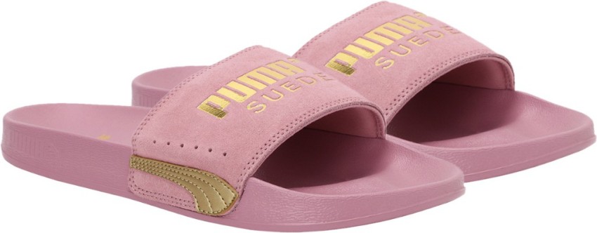 Puma leadcat suede slides 2025 women's