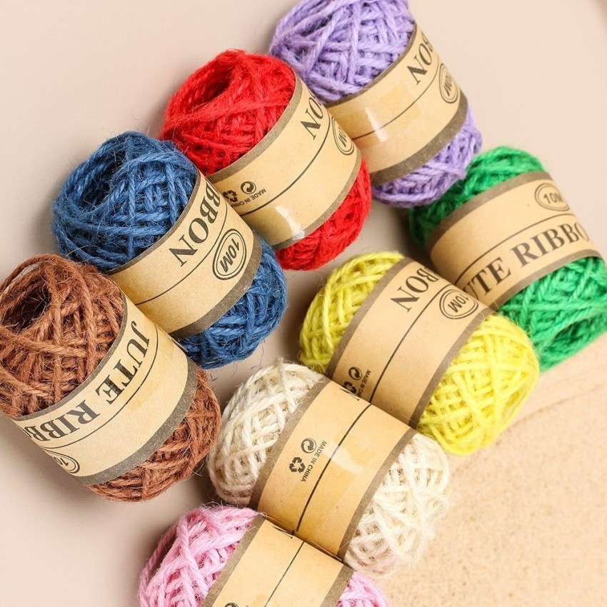 12 Colorful DIY Paper Rope Threads 2mm – beadsnfashion