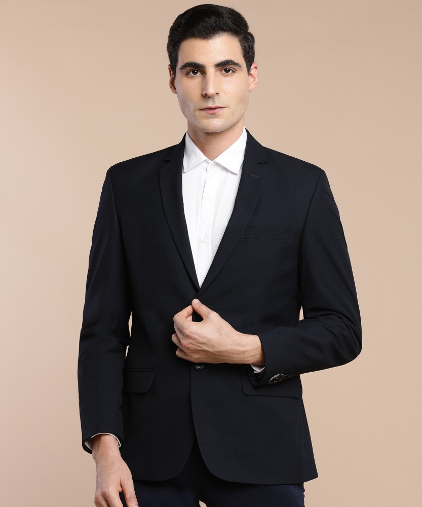 PARK AVENUE Solid Single Breasted Formal Men Blazer Buy PARK