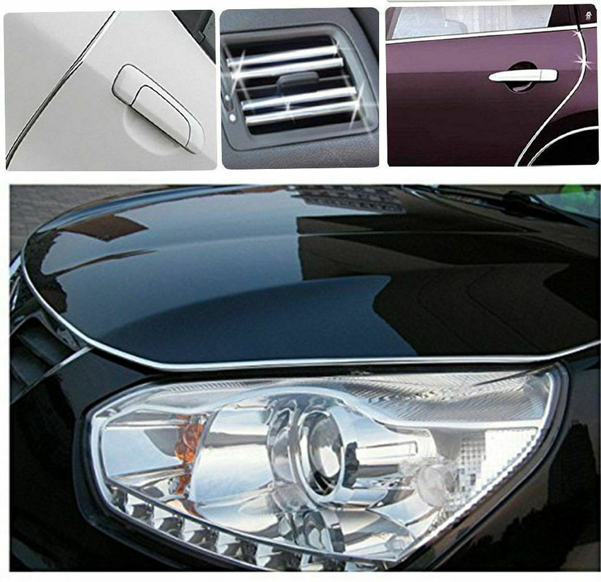 Chrome car door edge deals protectors
