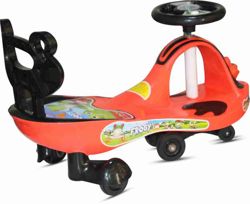 Babyhug froggy gyro swing 2025 car red