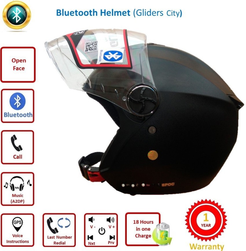 GLIDER City Bluetooth Helmet Motorbike Helmet Buy GLIDER City