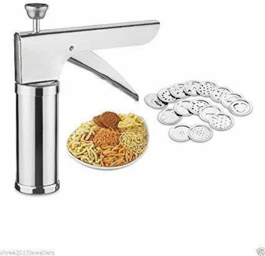 Murukku Maker Idiyappam maker kitchen press machine Stainless Steel with 15  Type