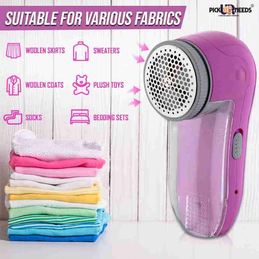 Pick Ur Needs Rechargeable Lint Remover/Fabric Shaver for Woolen Clothes  With Extra Blade Free (Pink) Lint Roller Price in India - Buy Pick Ur Needs  Rechargeable Lint Remover/Fabric Shaver for Woolen Clothes