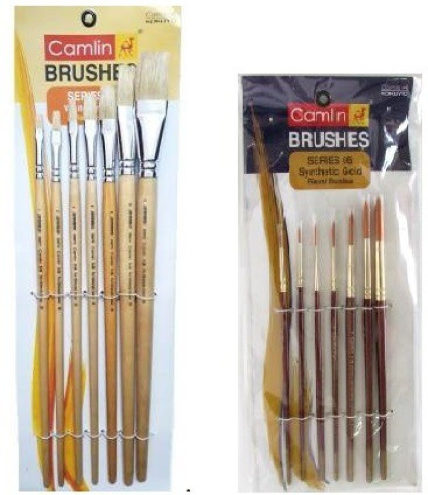 Synthetic Hog Round Paint Brush, Hobby Lobby