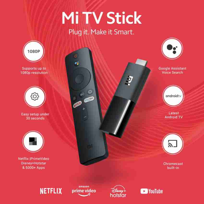 Buy Mi TV Stick with Built in Chromecast Online at Best Prices in India -  JioMart.