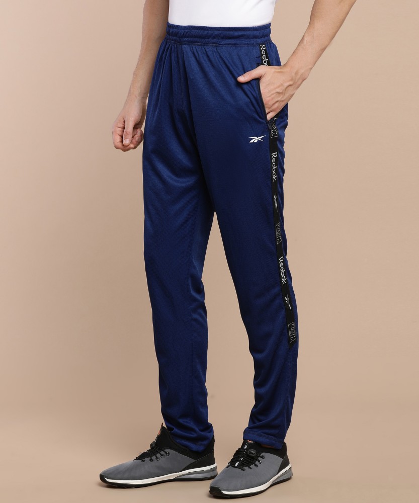 REEBOK Solid Men Blue Track Pants - Buy REEBOK Solid Men Blue Track Pants  Online at Best Prices in India