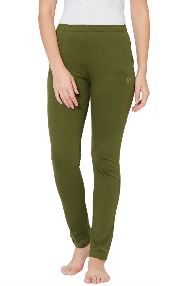 JULIET Solid Women Green Track Pants - Buy JULIET Solid Women