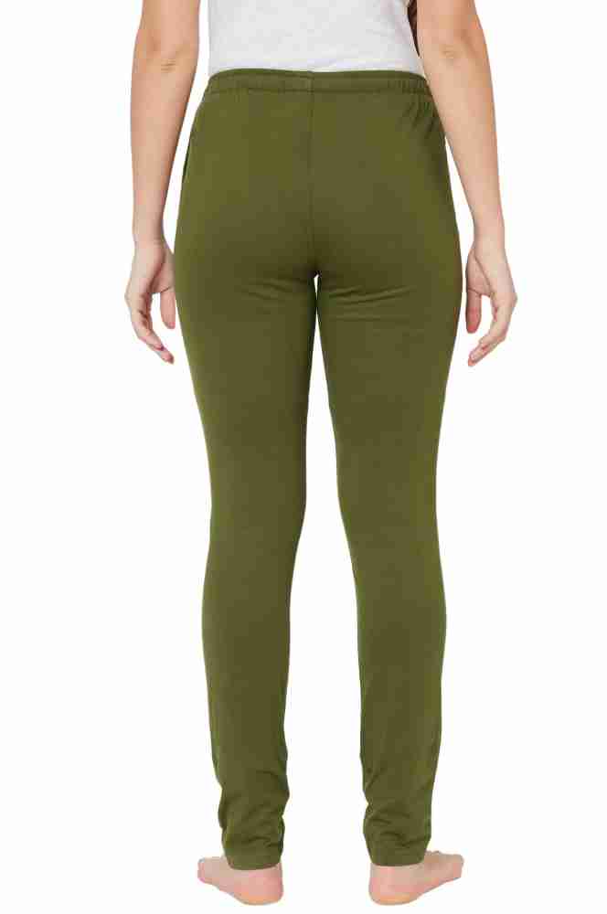 JULIET Solid Women Green Track Pants - Buy JULIET Solid Women
