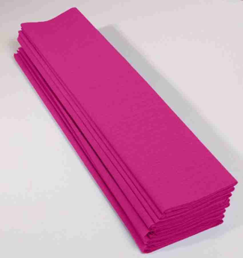 gofii Crepe Paper Rolls, 2ft Length/20 In, 12 Pieces (magenta