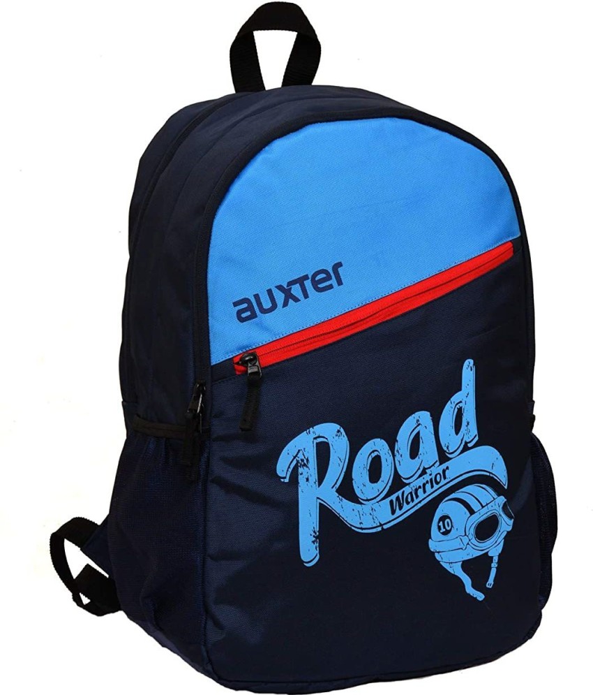AUXTER Polyester Music 15 Ltrs Casual School Bag College Backpack for Boys  and Girls (Black)