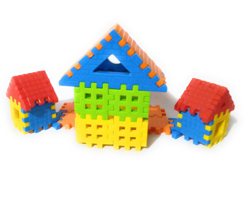 ilaviz Colorful Jumbo Big Construction blocks Interlocking Blocks