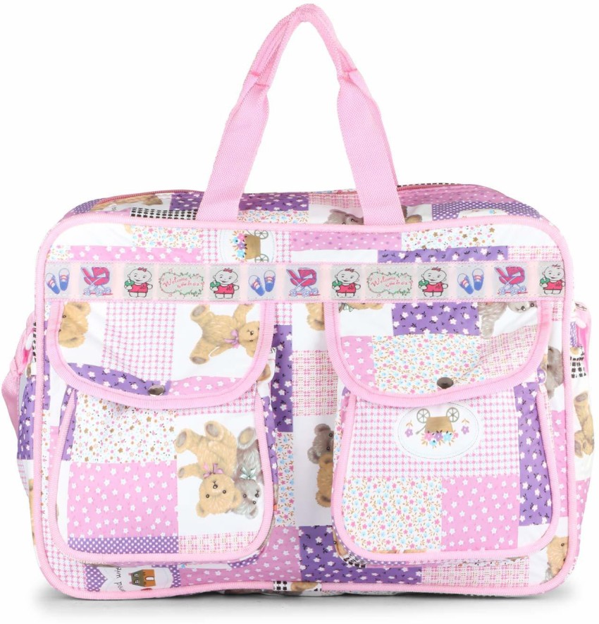 LONGING TO BUY Baby Bag to Keep Feeding Bottle Warmer for Girls & Boys,  Diaper Bag for Girls & Boys and Mother Bag (Rose Pink) Diaper Bag