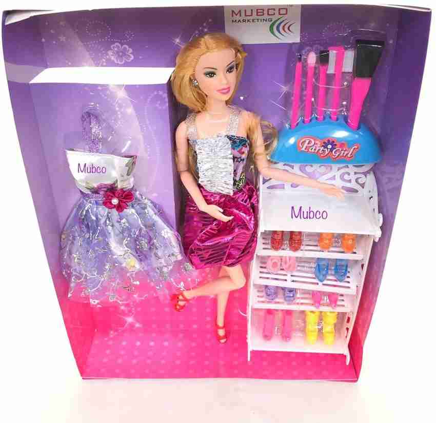 Mubco Alia Doll with Different Shoes Makeup Accessories Set Toys