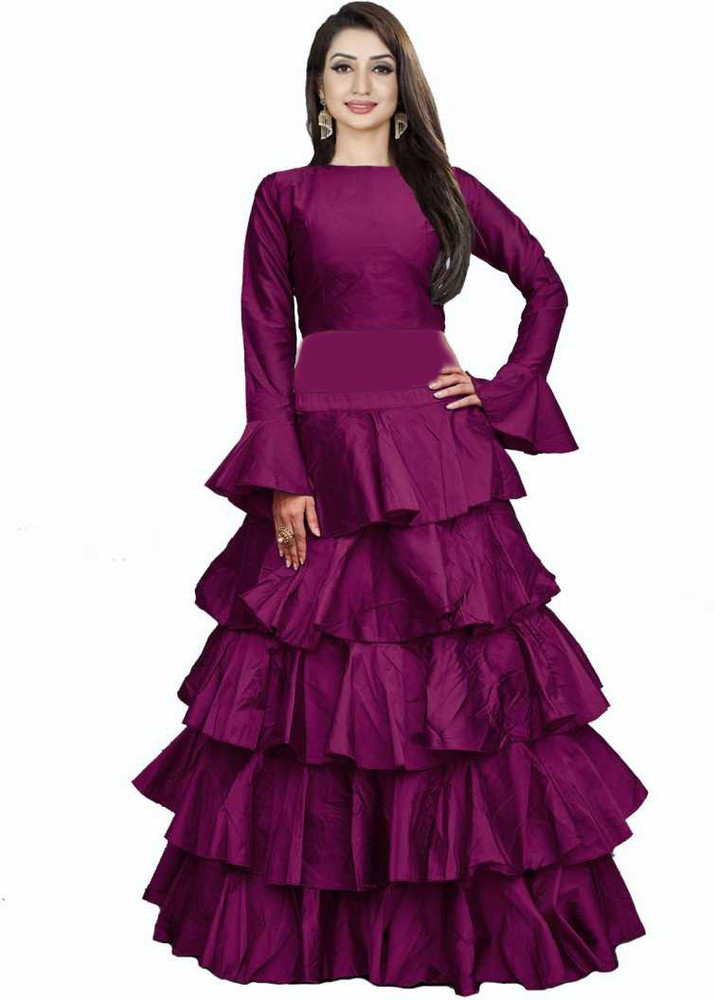 Frill wali hotsell gown