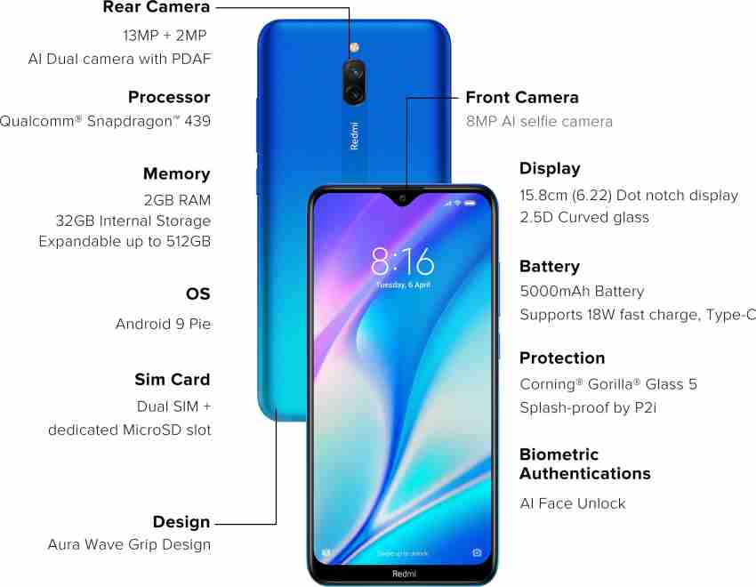 redmi 8a dual display price flipkart