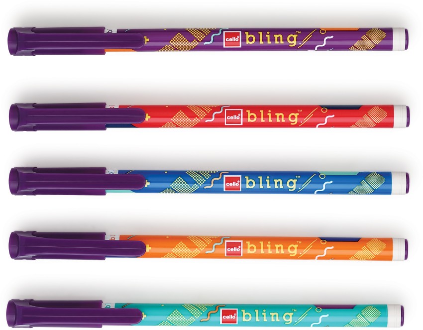 FLAIR Ezee Click Ball Pen Gives Smooth Writing 0.7mm Tip- Pack of