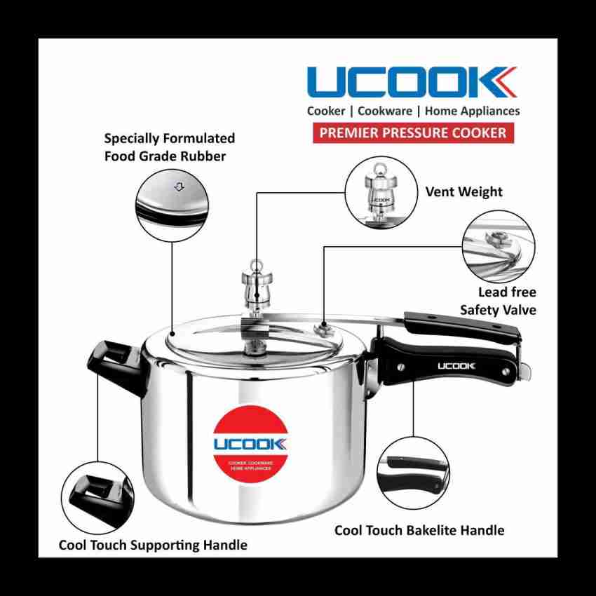 UCOOK Platinum Premier 10 L Pressure Cooker Price in India Buy