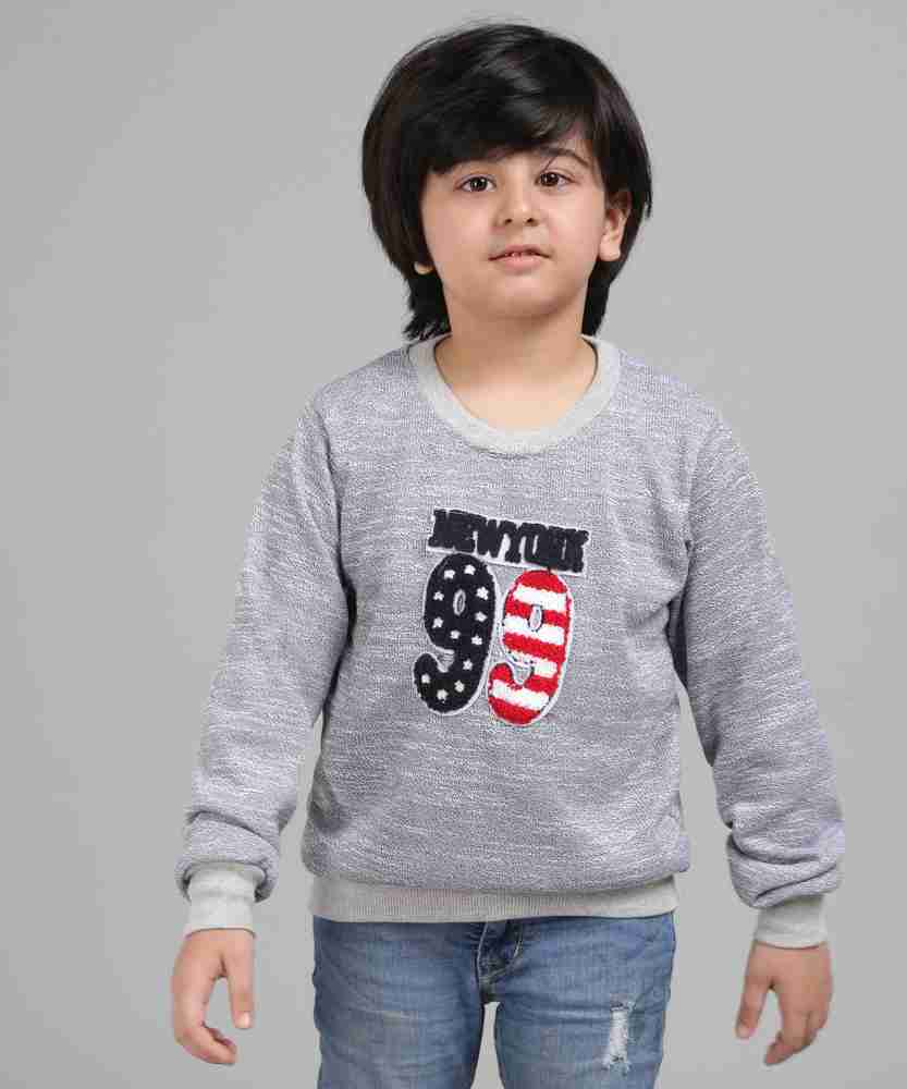 Boys sweat tops best sale