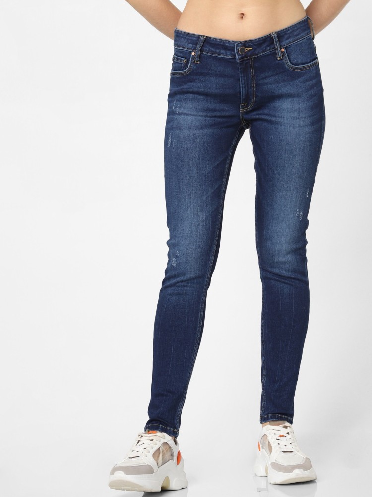ONLY Skinny Women Blue Jeans - Buy ONLY Skinny Women Blue Jeans