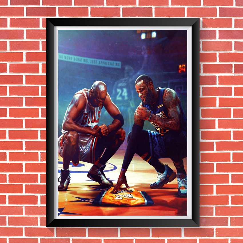Lebron james kobe bryant michael cheap jordan poster