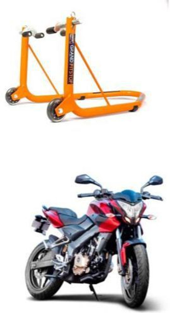 GrandPitstop Rear Paddock Stand for Bike with Swing Arm Rest For Pulsar 200 NS Bike Storage Stand Price in India Buy GrandPitstop Rear Paddock Stand for Bike with Swing Arm Rest