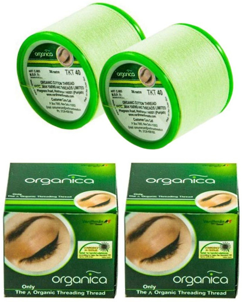 Veeva Beauty Fashion Organica Thread 2 piece Eyebrow Thread