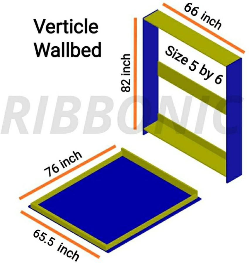 Ribbonic clearance wall bed
