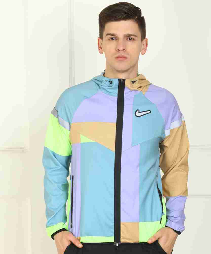 Nike men's windrunner hot sale colorblock jacket