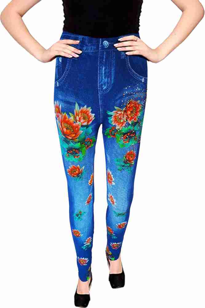 Drani Fashion Blue Jegging Price in India - Buy Drani Fashion Blue