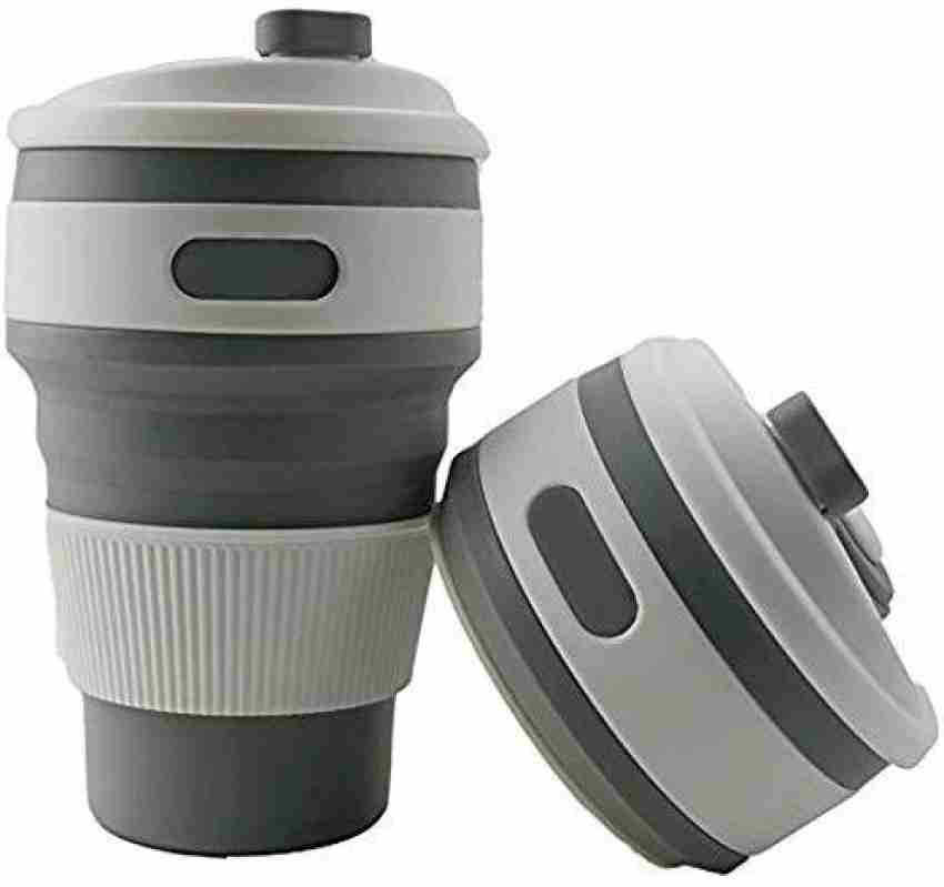 BUNLEK Foldable Silicone Collapsible Travel Cup/Mug/Glass/Tumbler with lid  Plastic Coffee Mug Price in India - Buy BUNLEK Foldable Silicone  Collapsible Travel Cup/Mug/Glass/Tumbler with lid Plastic Coffee Mug online  at