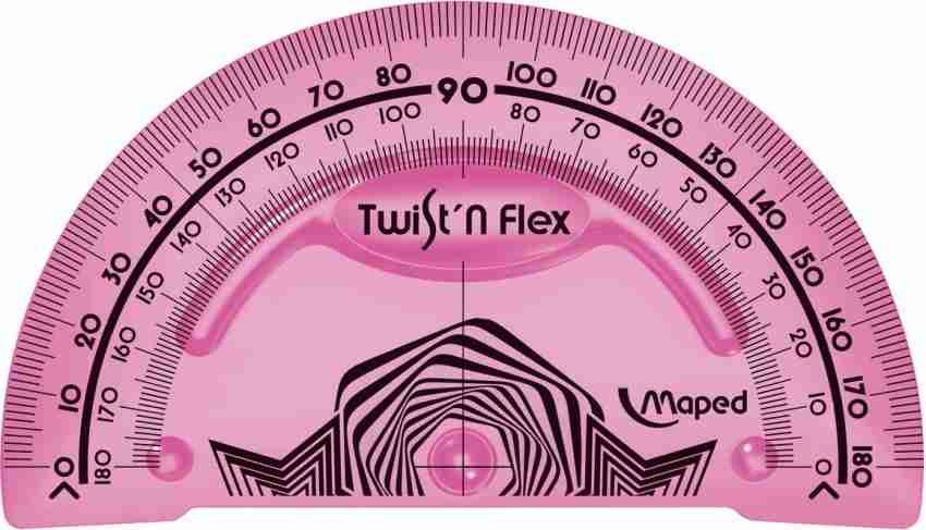 MAPED TWIST'N FLEX RULER // PINK – Kartotek Copenhagen