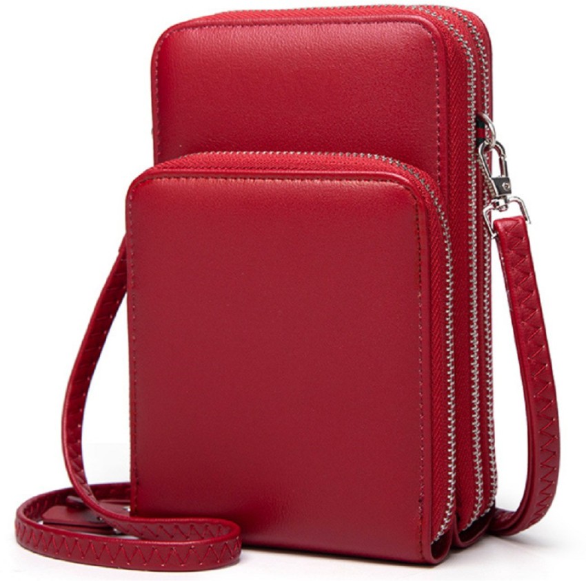 PALAY Sling Bag for Women Crossbody Bag for Women Phone Bag Stylish PU Leather Mobile Cell Phone Holder Pocket Purse Wallet Sling Bag Mini Shoulder