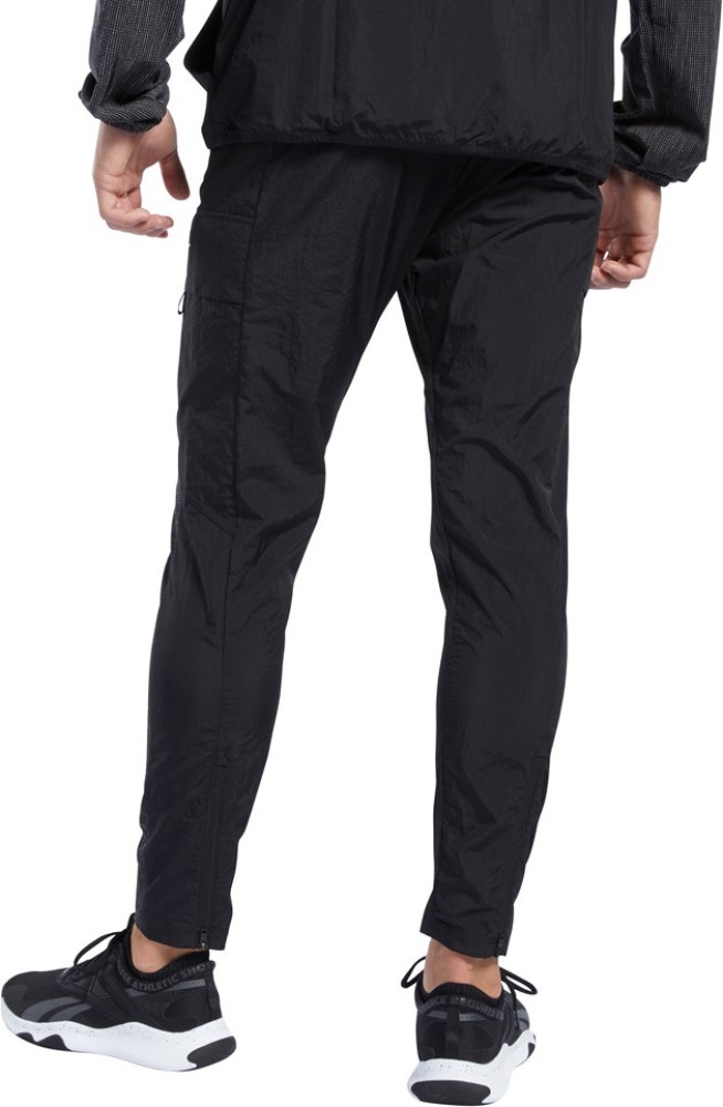 REEBOK Self Design Men Black Track Pants - Buy REEBOK Self Design Men Black  Track Pants Online at Best Prices in India