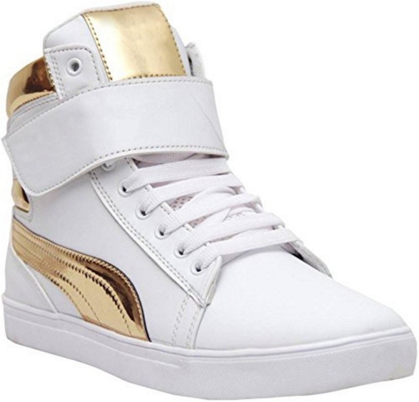 Shoes white 2025 and gold price