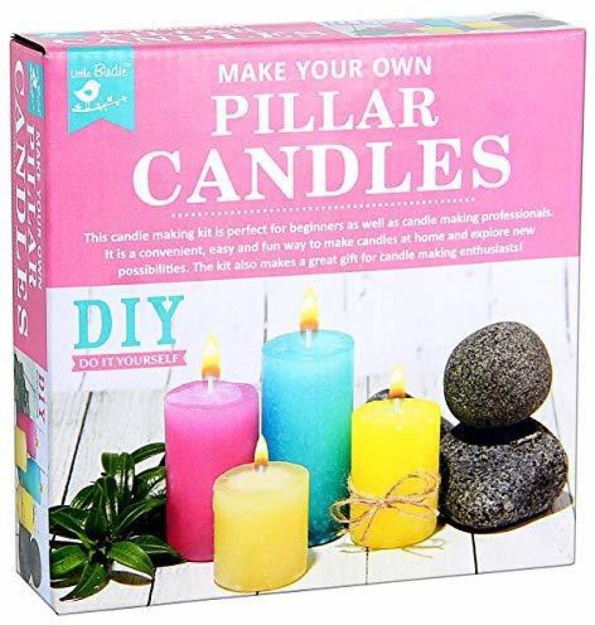 How to Make a Wax Pillar Candle - Basic Candle Making - DIY Candle Making  For Beginners 