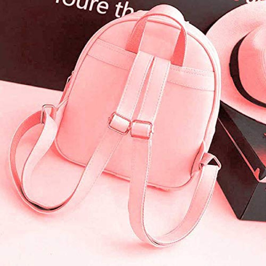 Compact pink on sale student backpack