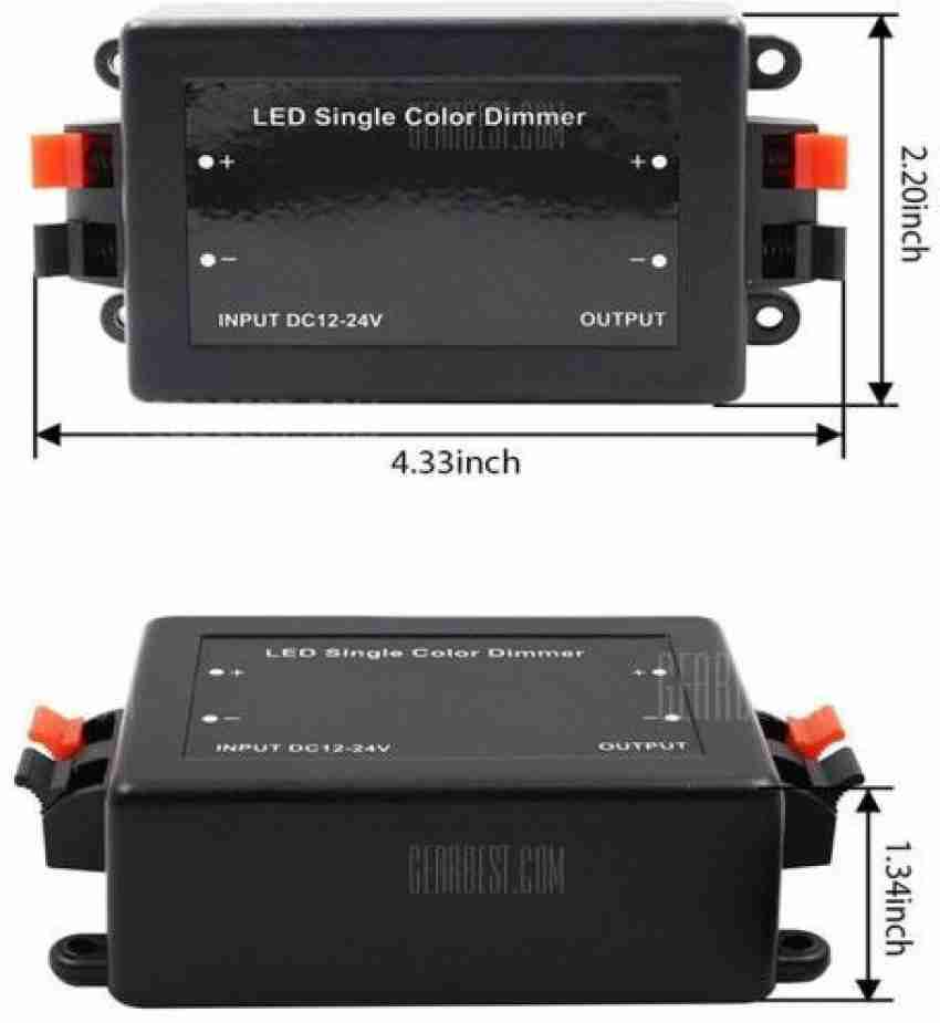 Single Color LED Dimmer - Wireless RF Remote - 8 Amps - LED Dimmer with RF  Remote