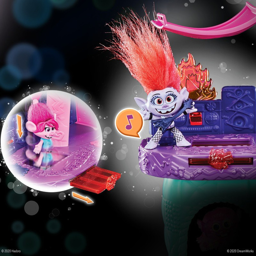 Dreamworks Trolls World Tour Blooming Pod Stage Musical Toy Plays