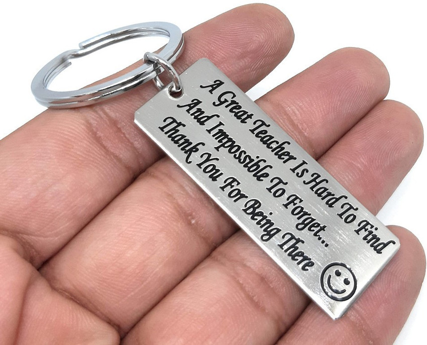 Aura A Great Teacher Appreciation Gift Keyring For Teachers Day Stainless Steel Key Chain Price in India Buy Aura A Great Teacher Appreciation Gift Keyring For Teachers Day Stainless Steel Key