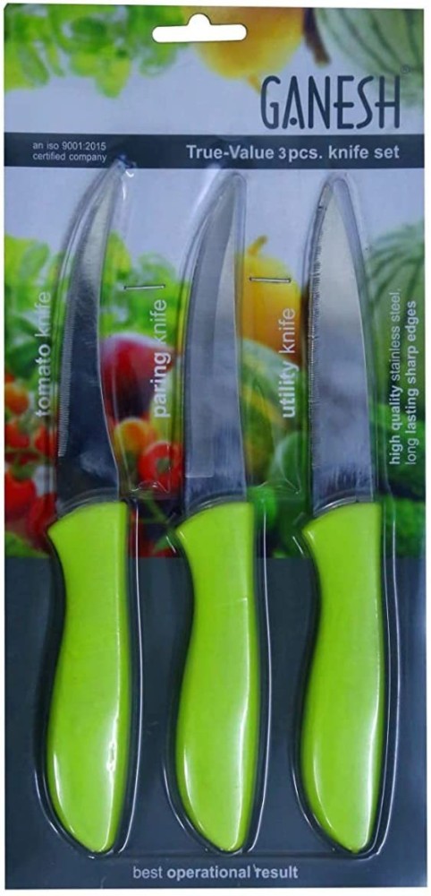 CaROTE 3 Pc Stainless Steel Knife Set Blade Cover Price in India - Buy  CaROTE 3 Pc Stainless Steel Knife Set Blade Cover online at