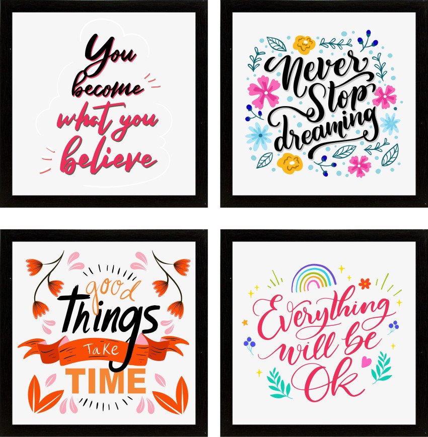 GRAYSTAR Motivational inspirational Quotes painting sticker good ...