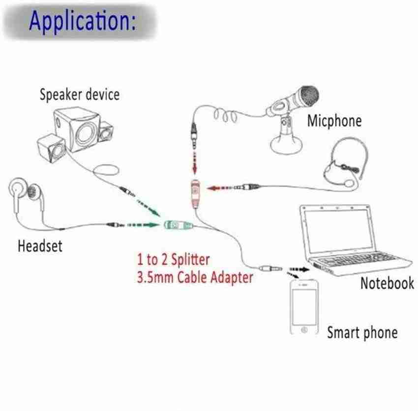 Audio splitter sales flipkart